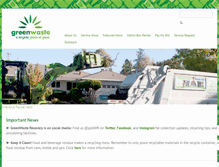 Tablet Screenshot of greenwaste.com